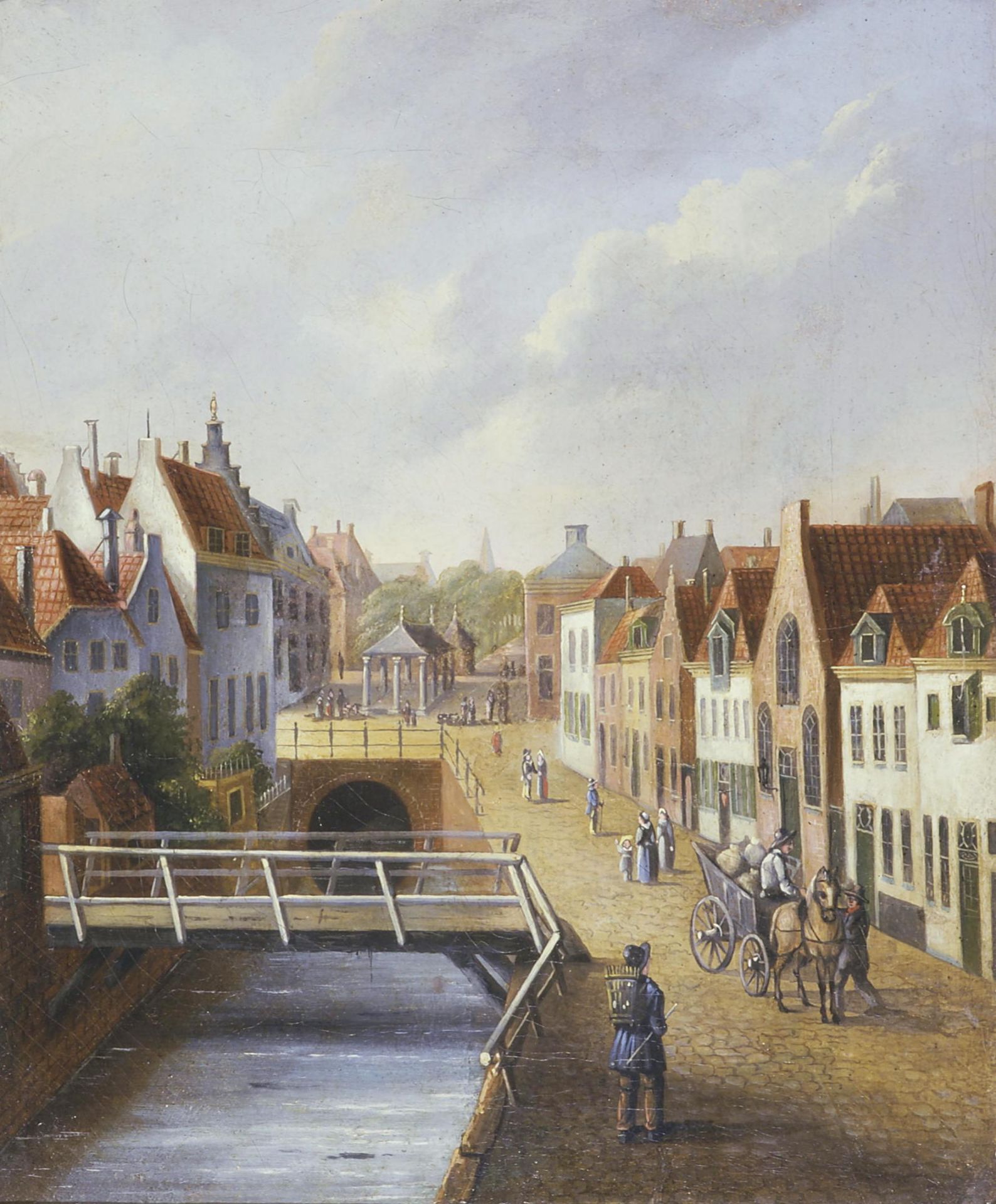 Kortegracht en Vismarkt, stadsgezicht Amersfoort