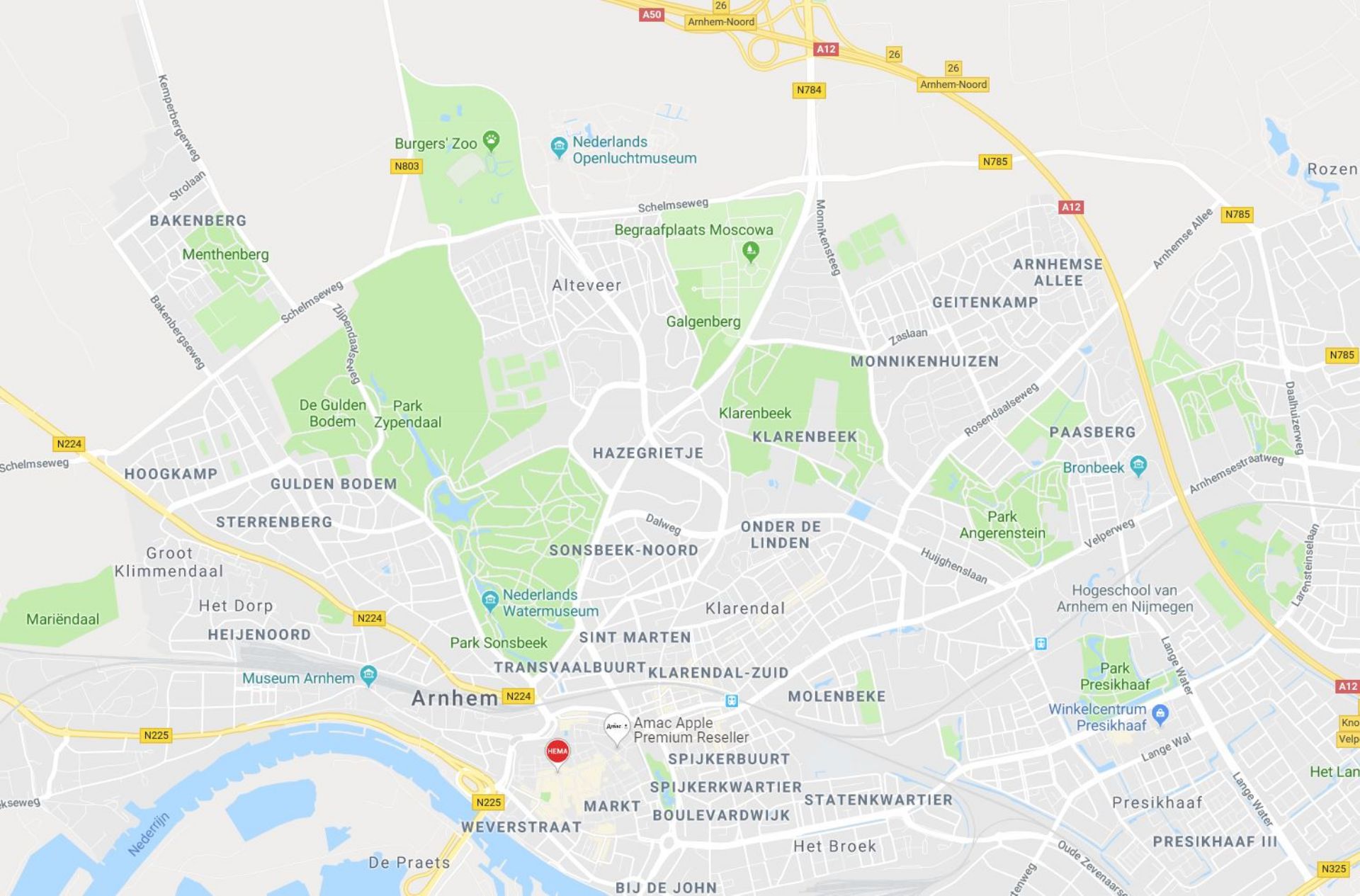 Vanuit twee wijken uit Arnhem zijn er mensen gevacueerd naar het Openluchtmuseum.