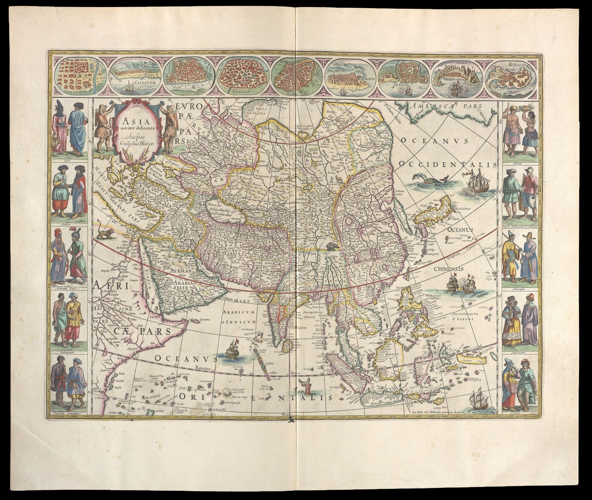 Azi in de tijd van de atlas van Blaeu.