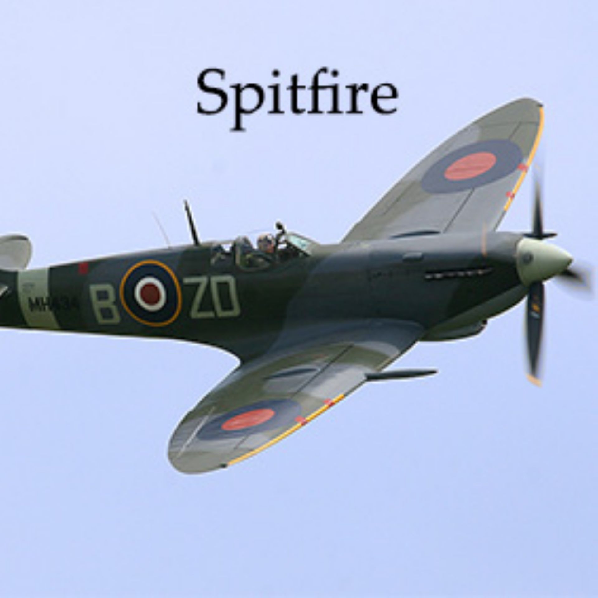 Een Spitfire.