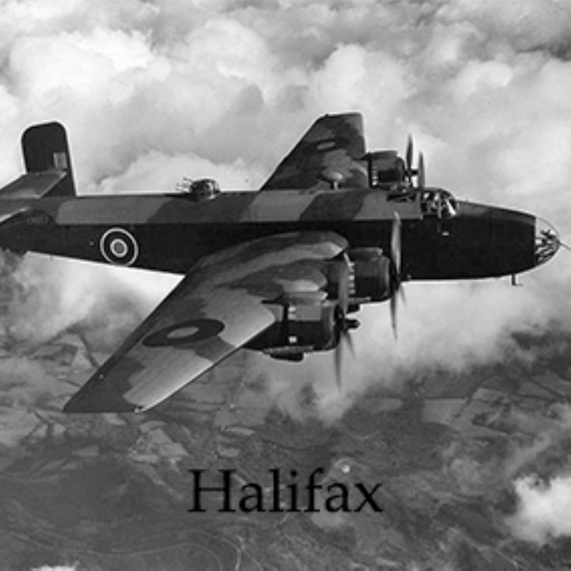 Op deze foto staat een Halifax.