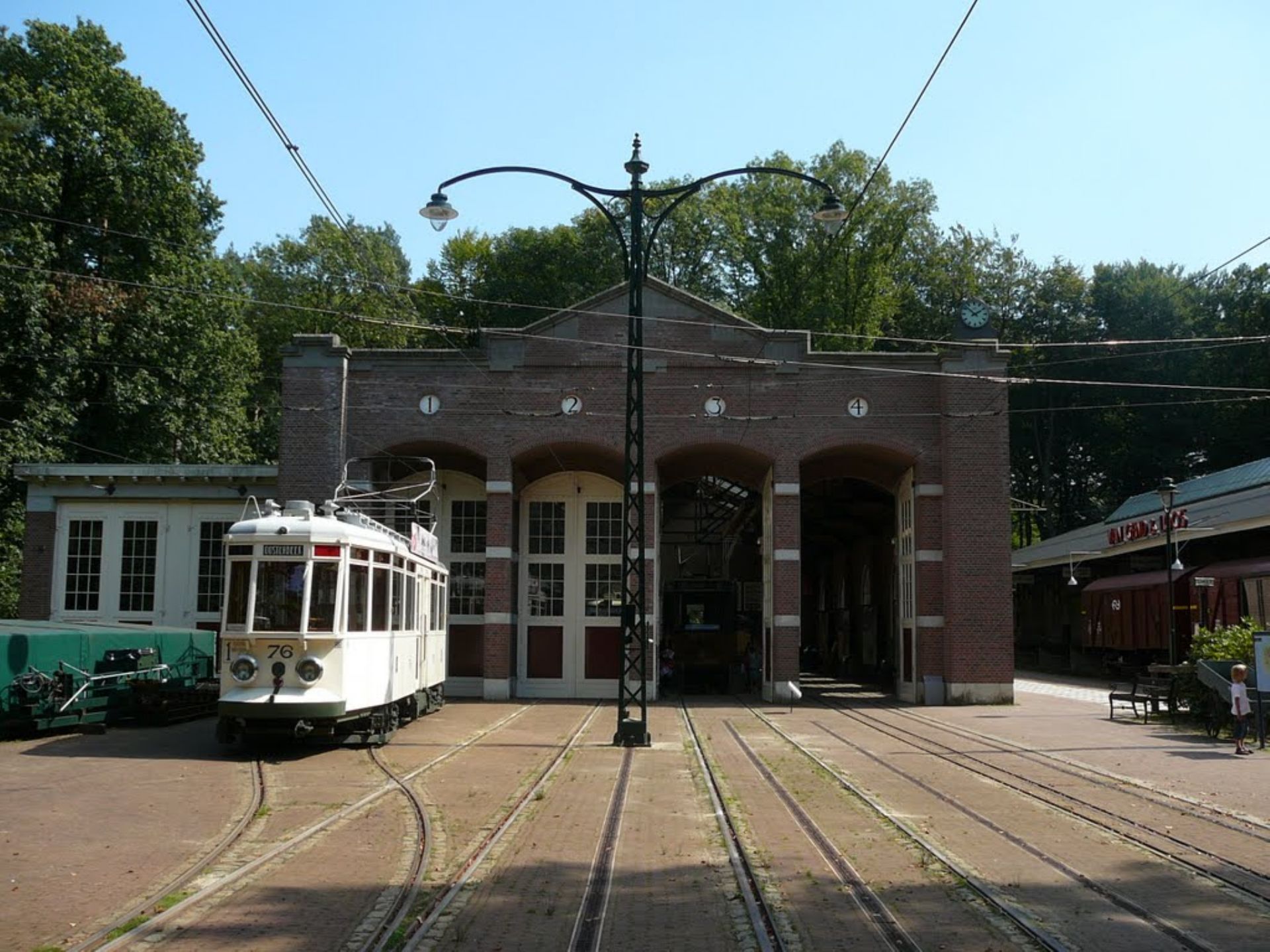 Tramremise in het Openluchtmuseum in Arnhem